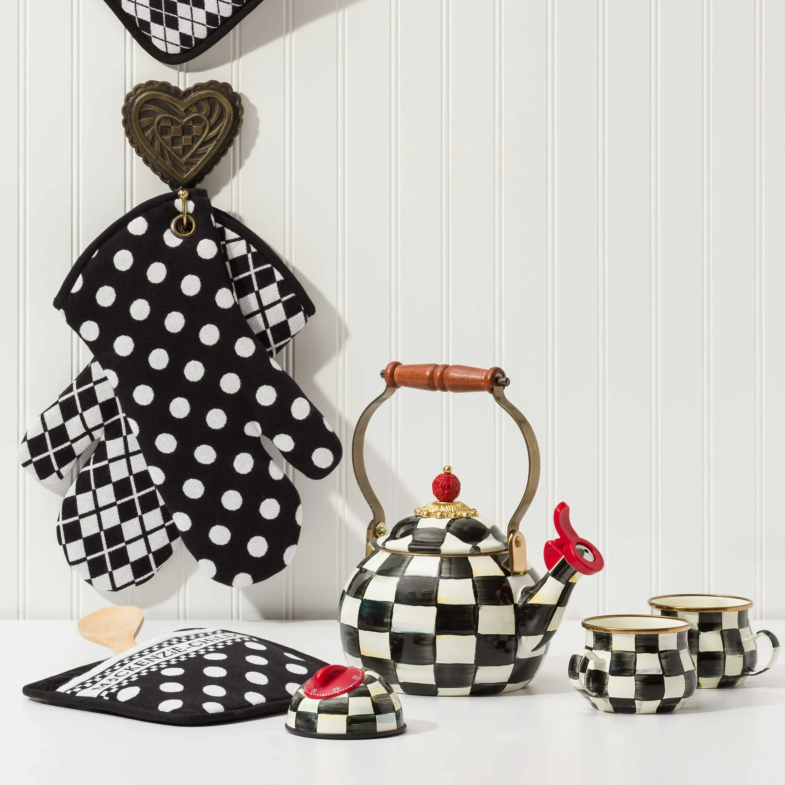 Dinnerware & Flatware|MacKenzie-Childs Courtly Check Teacup