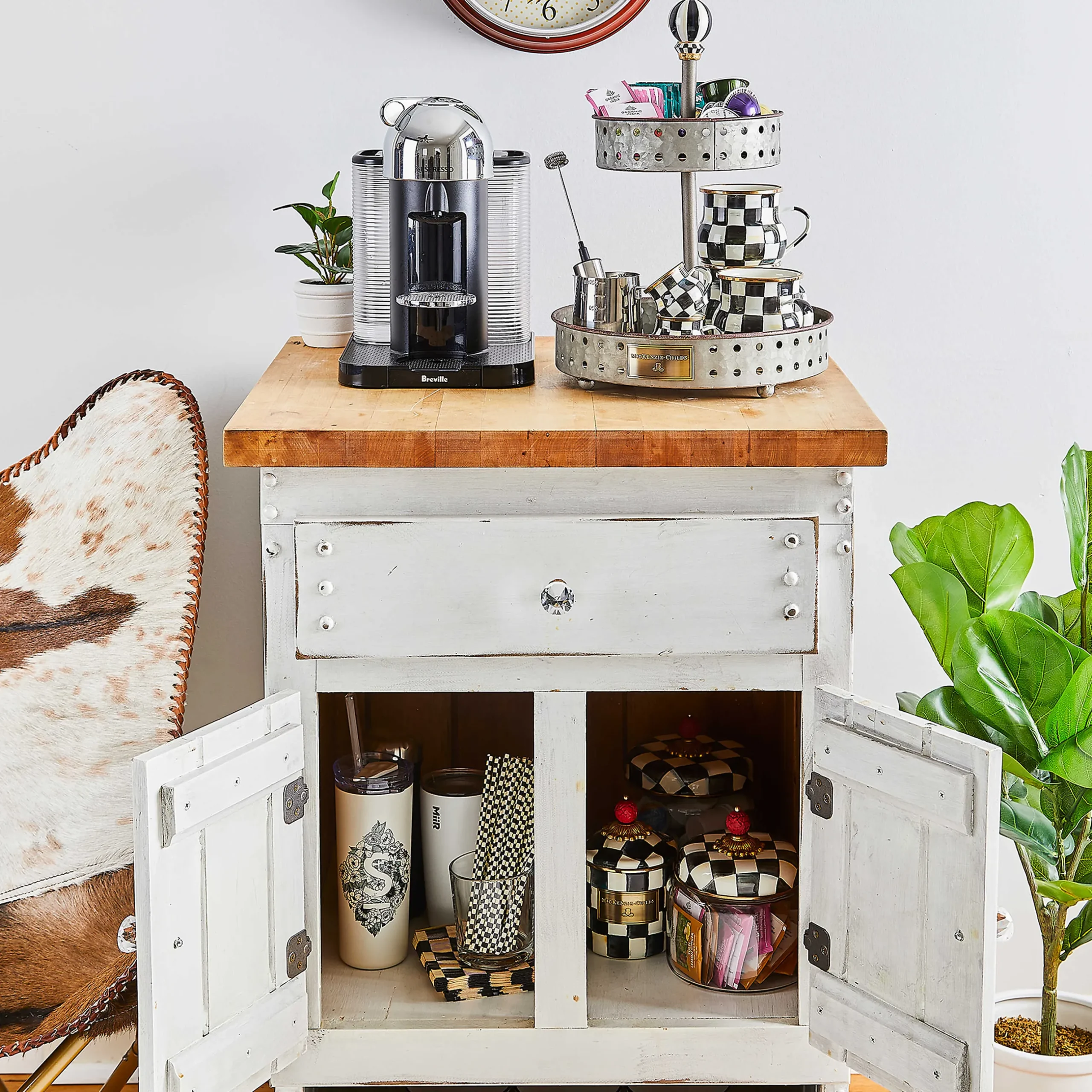 Dinnerware & Flatware|MacKenzie-Childs Courtly Check Teacup
