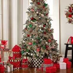 Holiday|Room Accents|MacKenzie-Childs Courtly Check Tree Collar