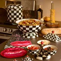 Bar Entertaining|Serveware|MacKenzie-Childs Courtly Check Triplicity