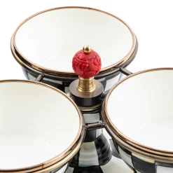 Bar Entertaining|Serveware|MacKenzie-Childs Courtly Check Triplicity