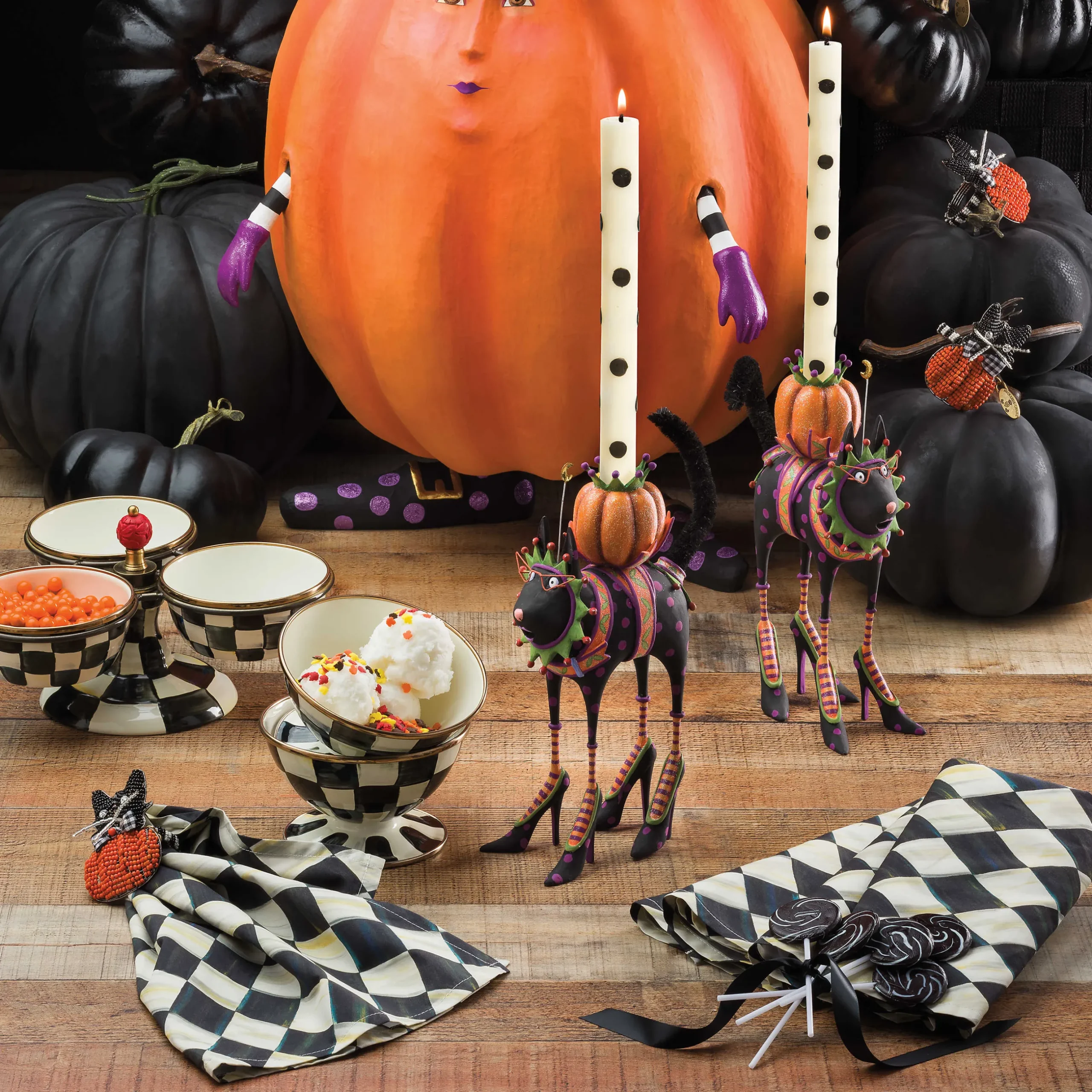 Bar Entertaining|Serveware|MacKenzie-Childs Courtly Check Triplicity