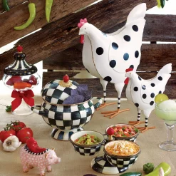 Serveware|MacKenzie-Childs Courtly Check Tureen