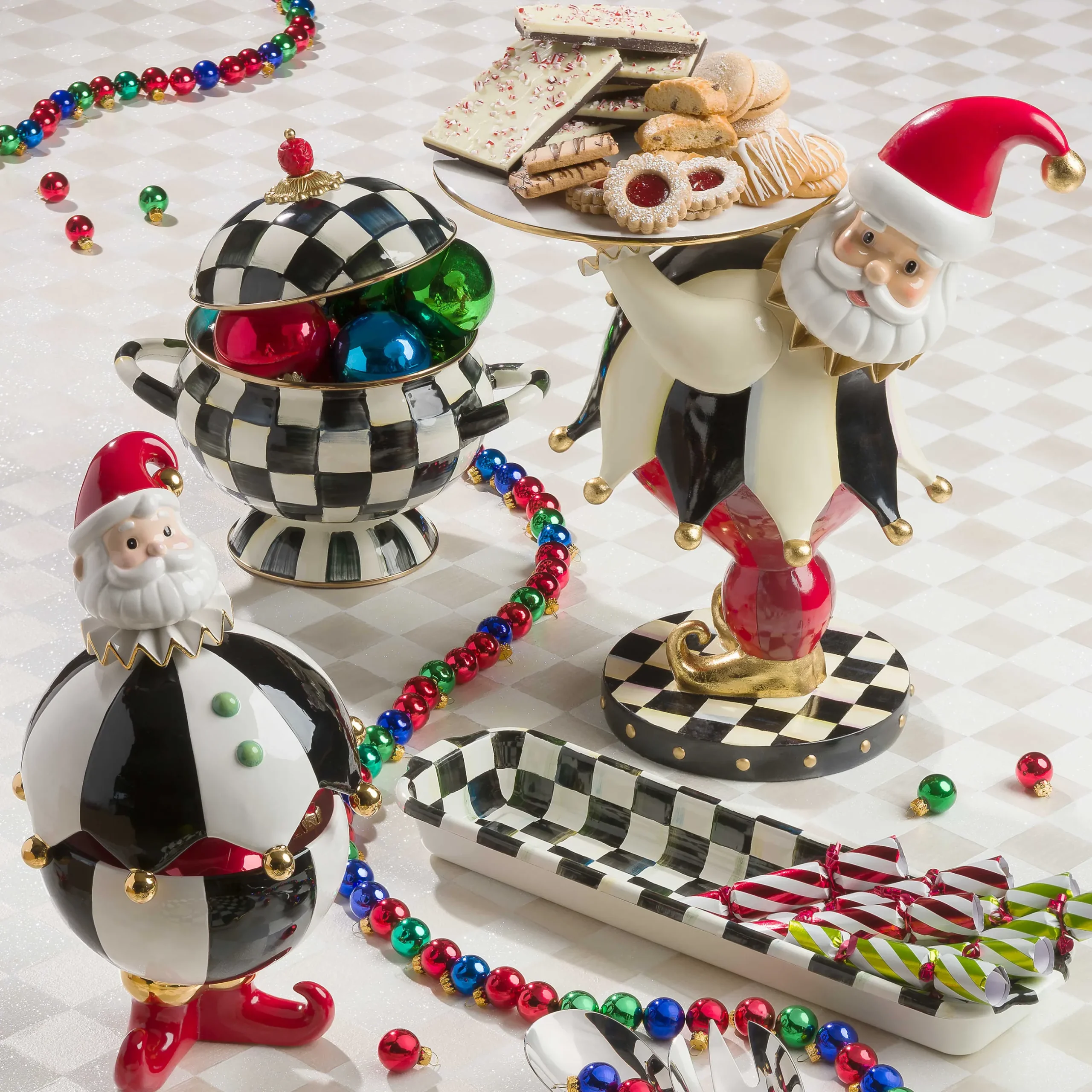 Serveware|MacKenzie-Childs Courtly Check Tureen