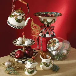 Bar Entertaining|MacKenzie-Childs Courtly Check Two Tier Sweet Stand