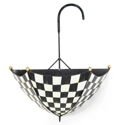 Spring|Greenery & Florals|MacKenzie-Childs Courtly Check Umbrella Wall Planter