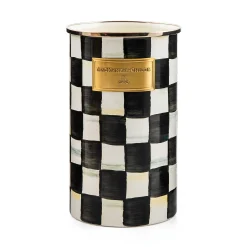 Kitchen Storage & Organization|MacKenzie-Childs Courtly Check Utensil Holder