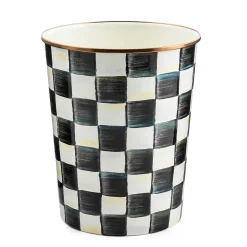 Bath & Bath Accessories|Room Accents|MacKenzie-Childs Courtly Check Waste Bin