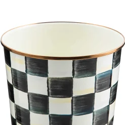 Bath & Bath Accessories|Room Accents|MacKenzie-Childs Courtly Check Waste Bin