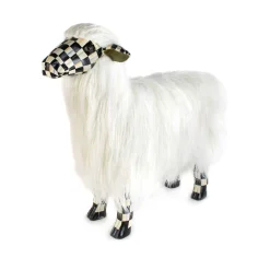 Spring|Room Accents|MacKenzie-Childs Courtly Check White Sheep - Large