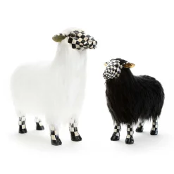 Spring|Room Accents|MacKenzie-Childs Courtly Check White Sheep - Large