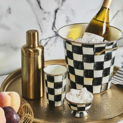 Fall Entertaining|Drinkware|MacKenzie-Childs Courtly Check Wine Cooler
