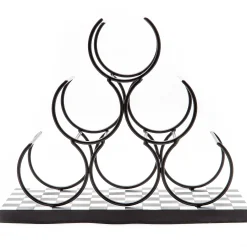Fall Entertaining|Kitchen Storage & Organization|MacKenzie-Childs Courtly Check Wine Rack