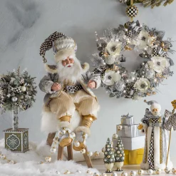 Easter|Spring|MacKenzie-Childs Courtly Check Wreath Hanger