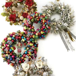 Easter|Spring|MacKenzie-Childs Courtly Check Wreath Hanger
