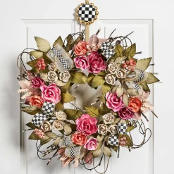 Easter|Spring|MacKenzie-Childs Courtly Check Wreath Hanger