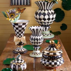 Spring|The Fall Shop|MacKenzie-Childs Courtly Check Yellow Sunflower