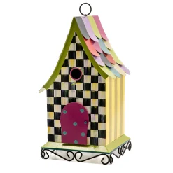 Spring|Outdoor|MacKenzie-Childs Courtly Cottage Birdhouse