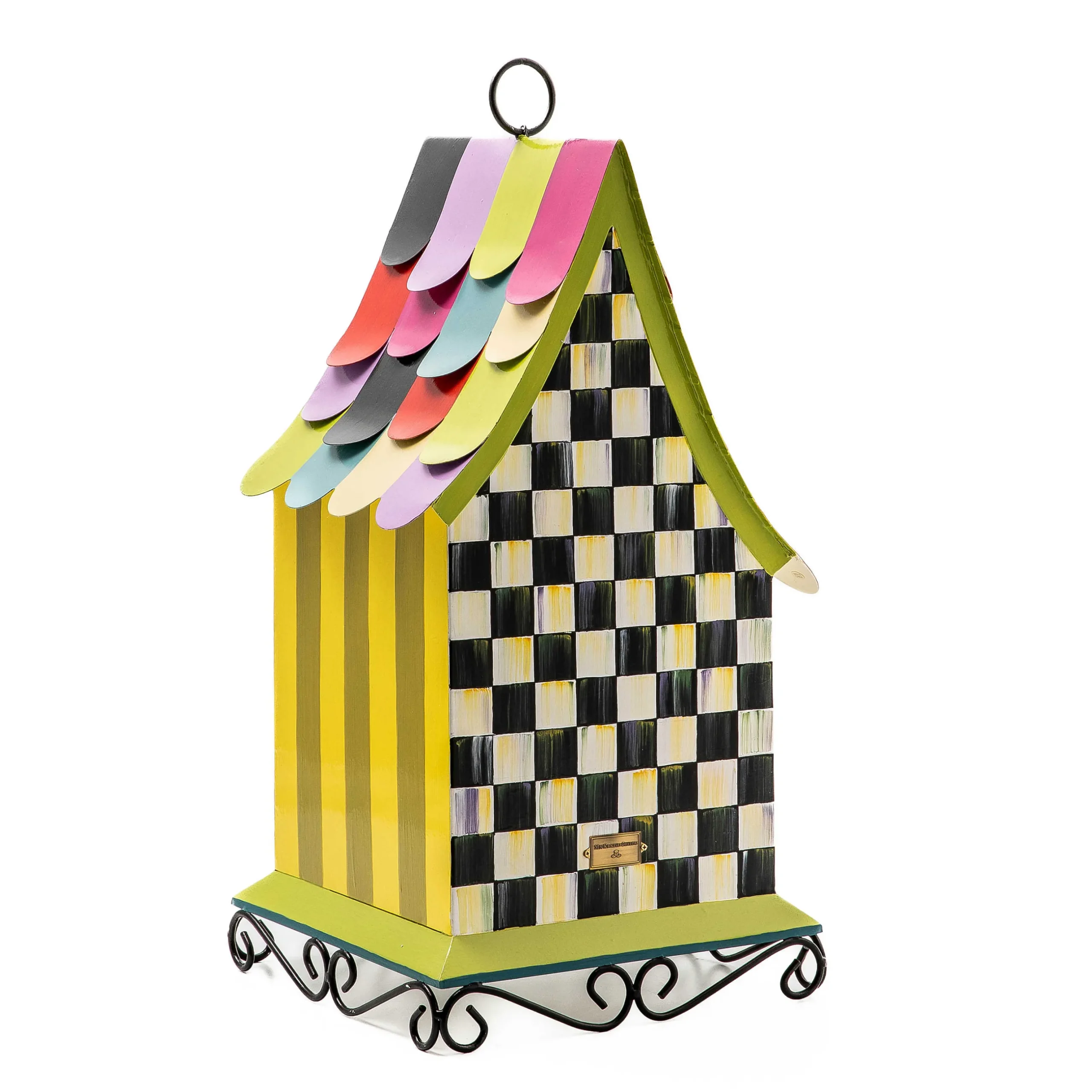 Spring|Outdoor|MacKenzie-Childs Courtly Cottage Birdhouse