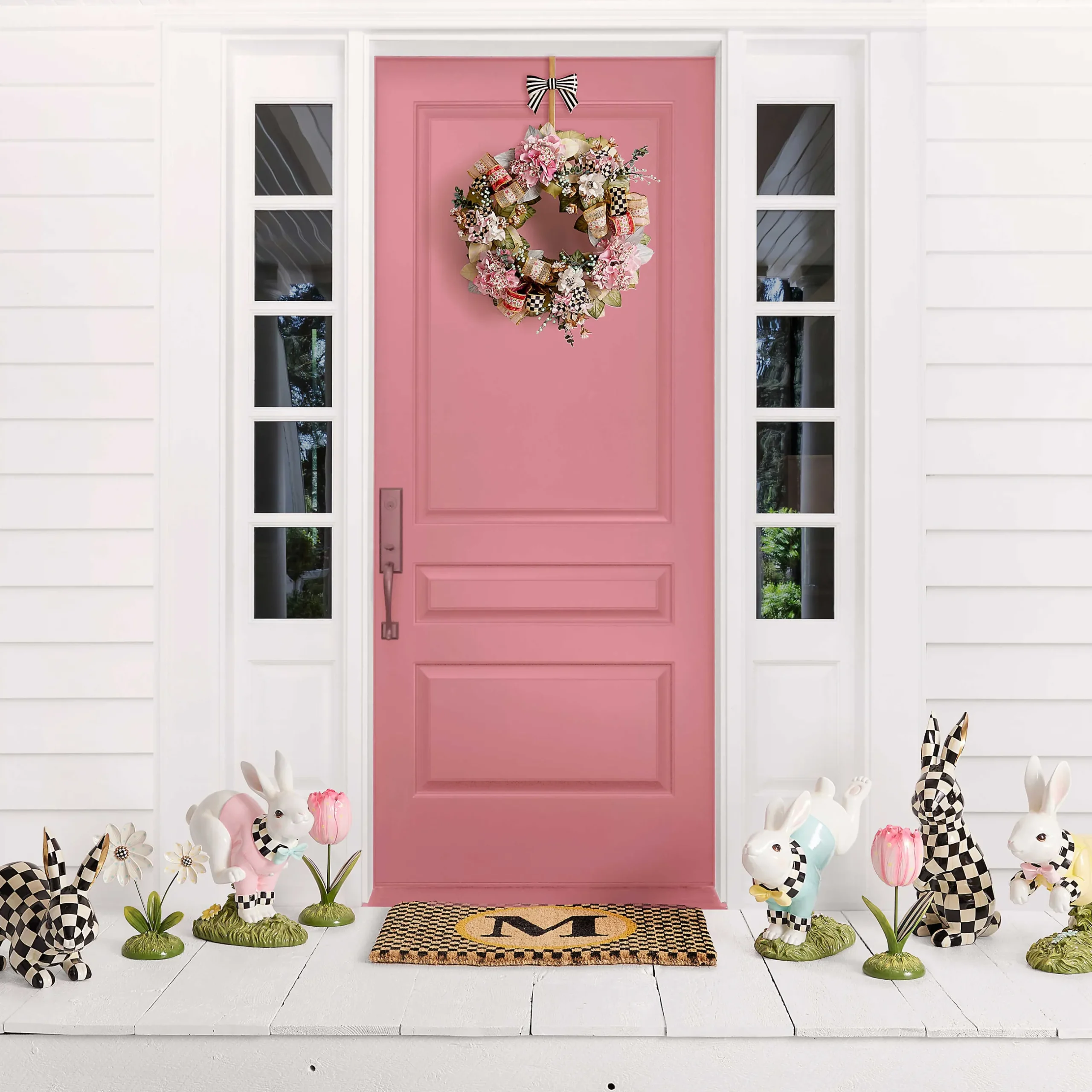 Spring|Greenery & Florals|MacKenzie-Childs Courtly Cottage Wreath
