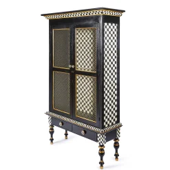 Storage Furniture|Dining Room & Kitchen|MacKenzie-Childs Courtly Criss-Cross Cabinet