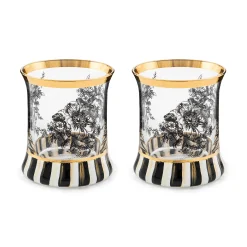 Easter|Spring|MacKenzie-Childs Courtly English Garden Tumbler Glass, Set of 2