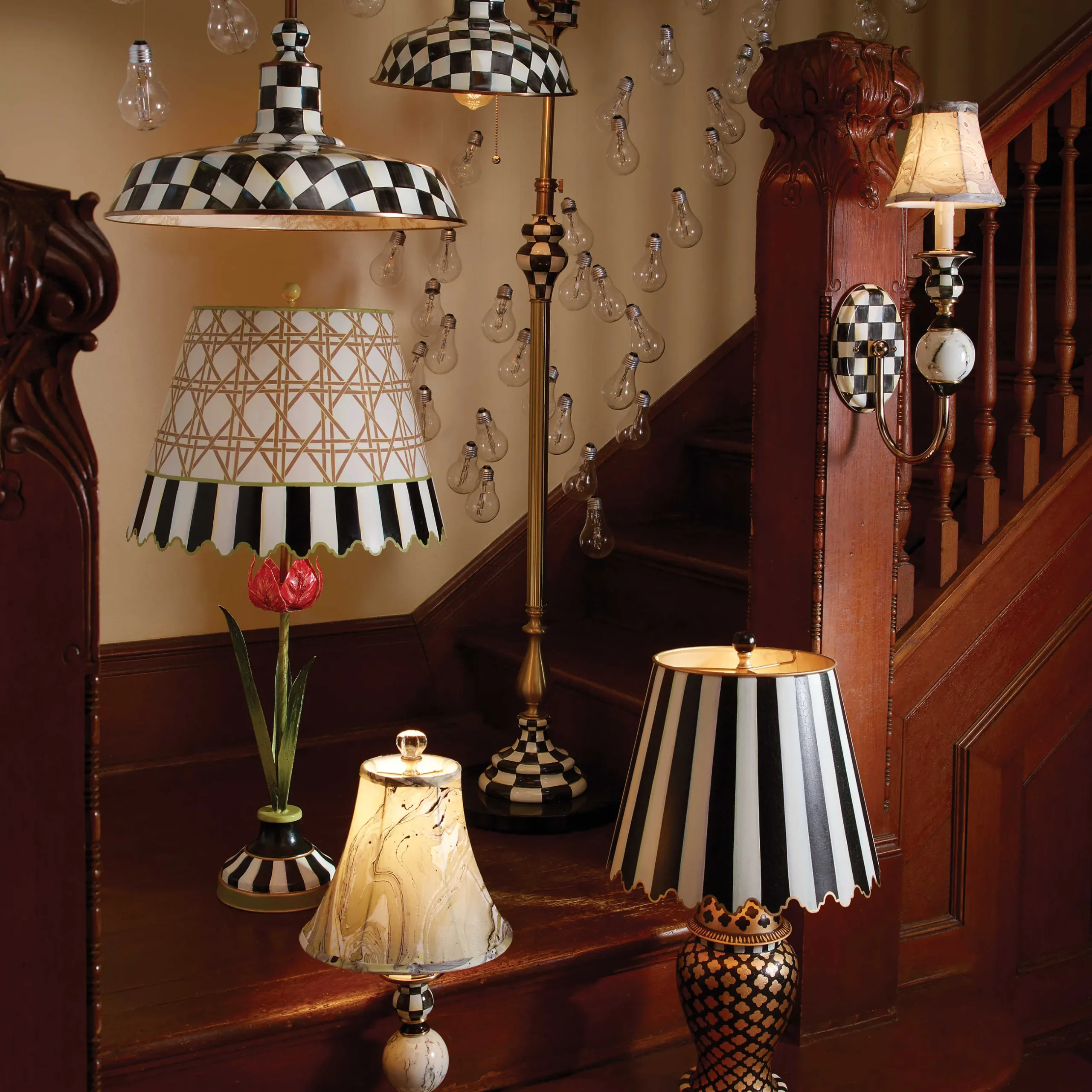 Lighting|MacKenzie-Childs Courtly Farmhouse Floor Lamp