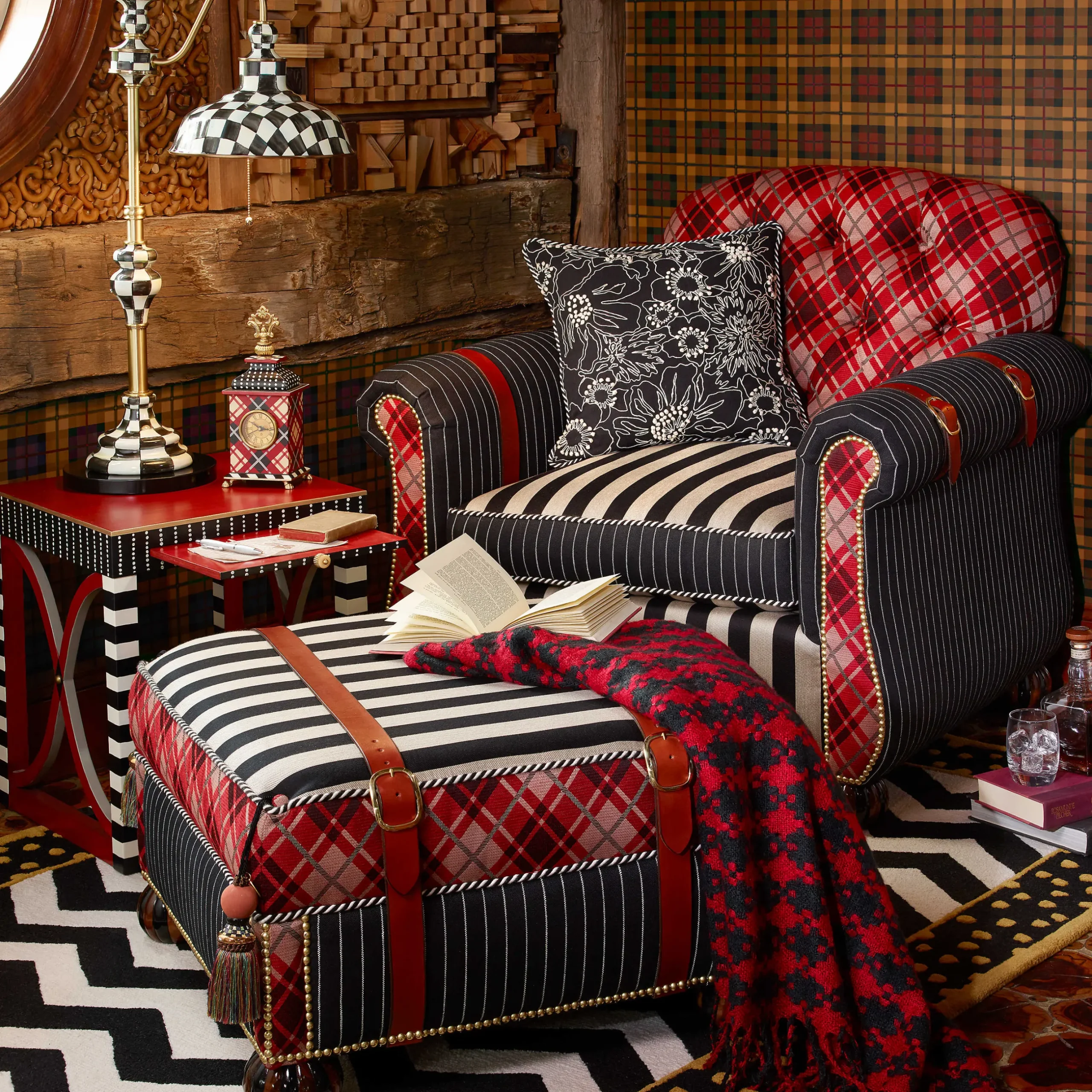 Room Accents|Lighting|MacKenzie-Childs Courtly Farmhouse Writer's Lamp