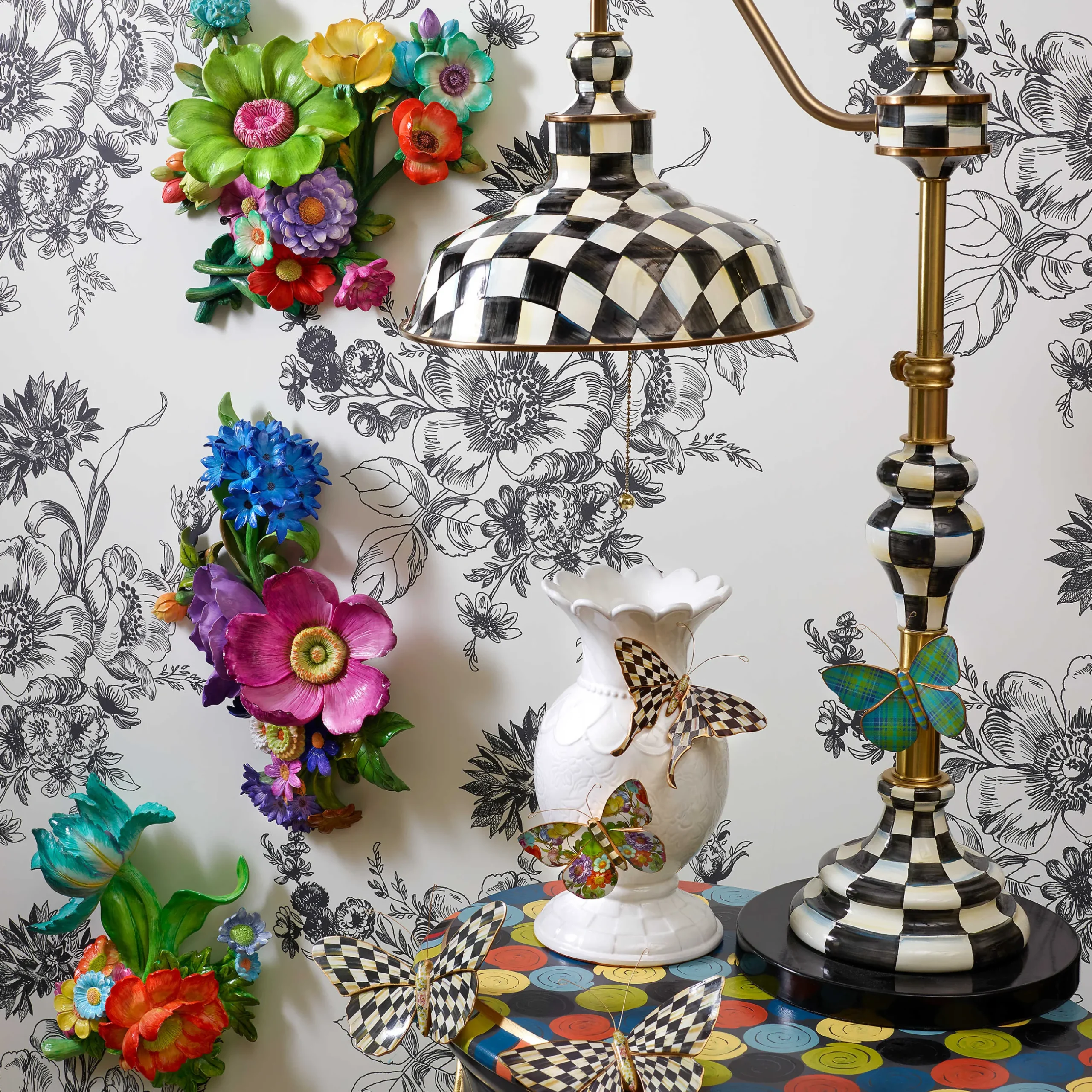 Room Accents|Lighting|MacKenzie-Childs Courtly Farmhouse Writer's Lamp