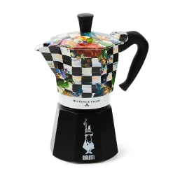The Coffee Shop|Fall Entertaining|MacKenzie-Childs Courtly Flower Market 6 Cup Moka Pot
