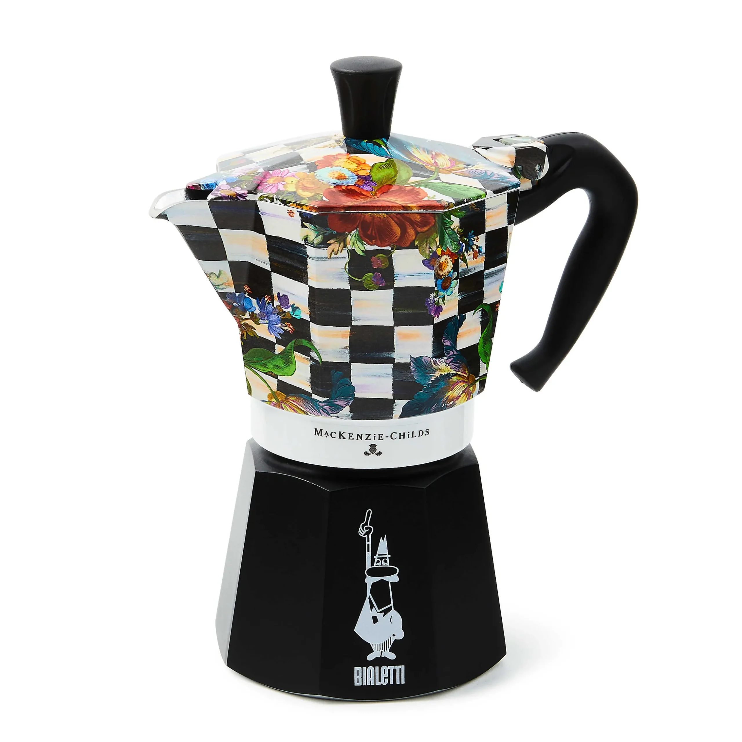 The Coffee Shop|Fall Entertaining|MacKenzie-Childs Courtly Flower Market 6 Cup Moka Pot