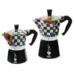 The Coffee Shop|Fall Entertaining|MacKenzie-Childs Courtly Flower Market 6 Cup Moka Pot