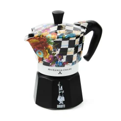 The Coffee Shop|Serveware|MacKenzie-Childs Courtly Flower Market 3 Cup Moka Pot