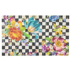 Rugs|MacKenzie-Childs Courtly Flower Market Floor Mat - 3' x 5'