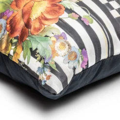 Spring|Pillows, Throws, & Cushions|MacKenzie-Childs Courtly Flower Market Lumbar Pillow