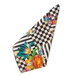 Spring|Kitchen & Table Linens|MacKenzie-Childs Courtly Flower Market Napkin