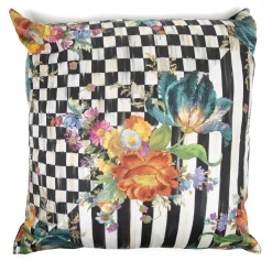Spring|Pillows, Throws, & Cushions|MacKenzie-Childs Courtly Flower Market Pillow