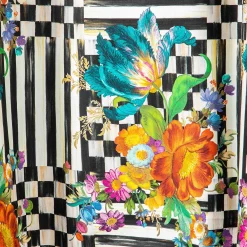 Bath & Bath Accessories|MacKenzie-Childs Courtly Flower Market Shower Curtain