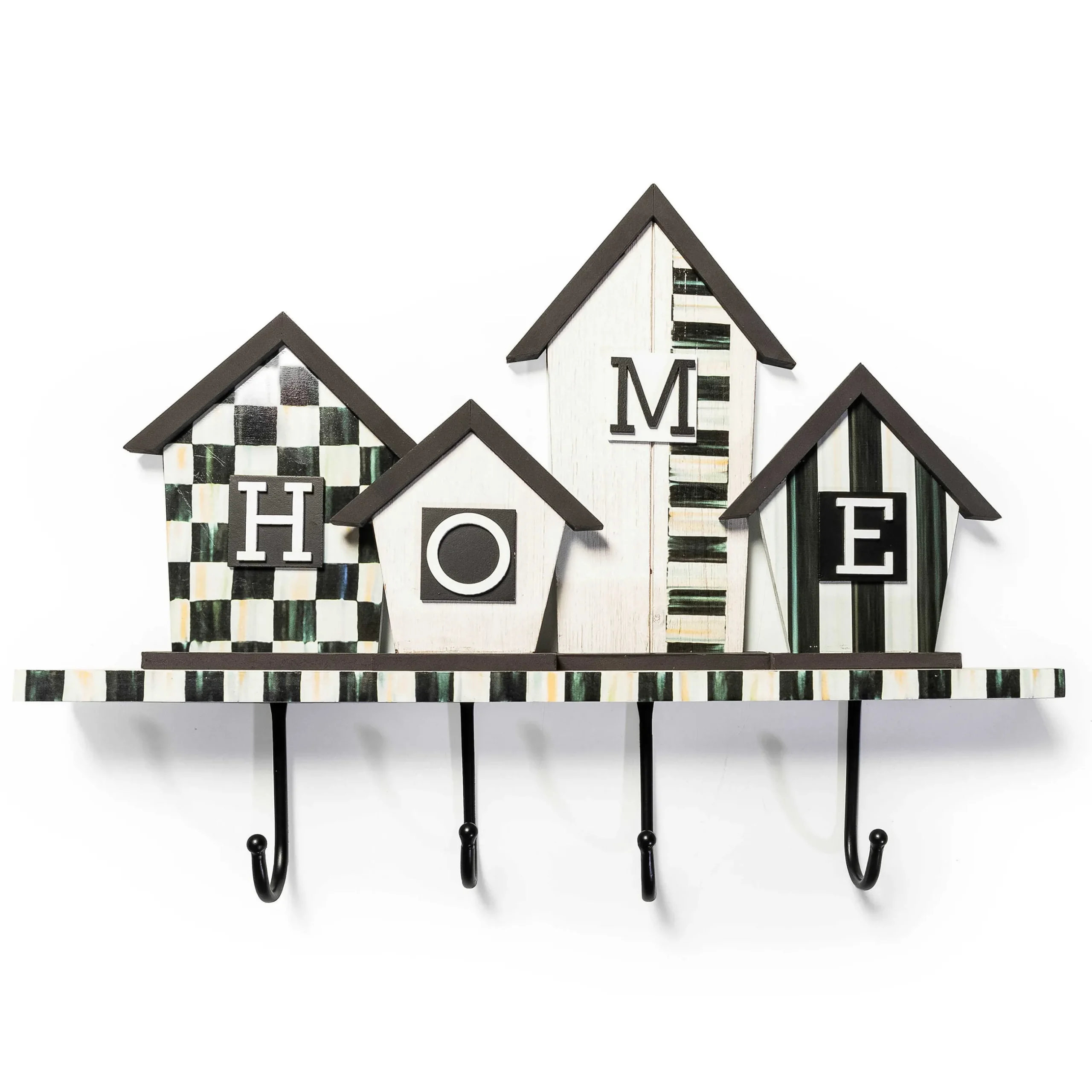 Finishing Touches|Room Accents|MacKenzie-Childs Courtly Home Wall Hook Sign
