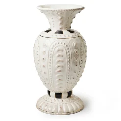 Room Accents|MacKenzie-Childs Courtly Large Ceramic Vase