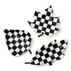 The Fall Shop|Decor Sets|MacKenzie-Childs Courtly Leaf Trinket Trays, Set of 3