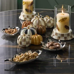 The Fall Shop|Decor Sets|MacKenzie-Childs Courtly Leaf Trinket Trays, Set of 3