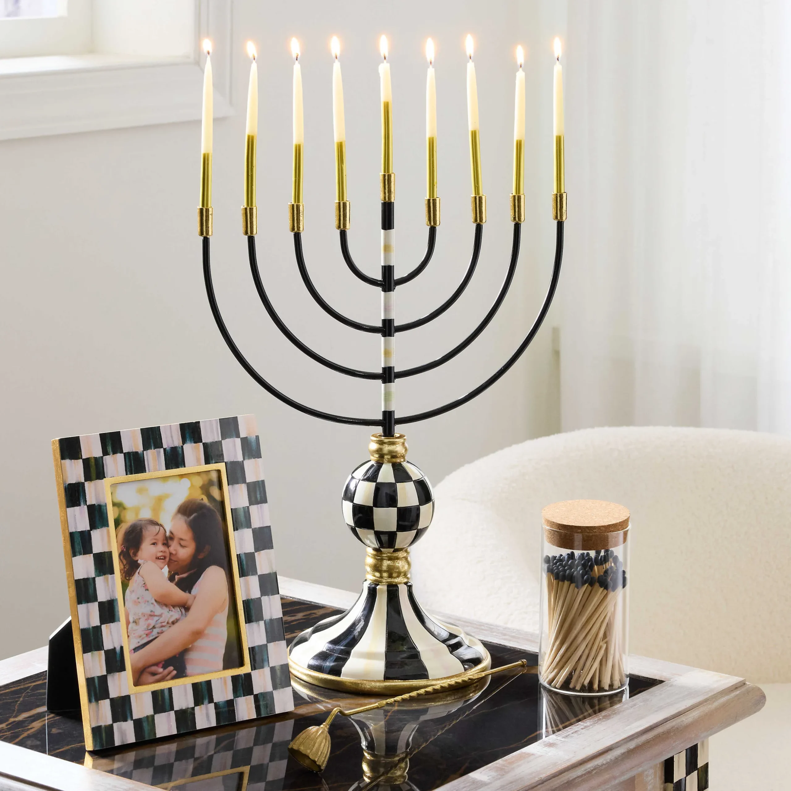 Holiday|Room Accents|MacKenzie-Childs Courtly Menorah