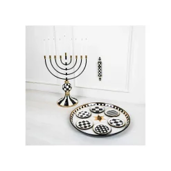 Serveware|MacKenzie-Childs Courtly Seder Plate
