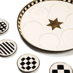 Serveware|MacKenzie-Childs Courtly Seder Plate