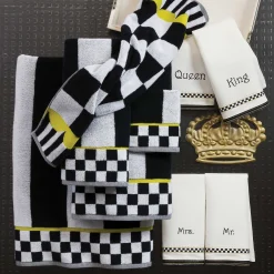 Bath & Bath Accessories|MacKenzie-Childs Courtly Stripe Bath Towel