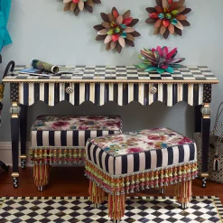 Storage Furniture|Entryway Furniture|MacKenzie-Childs Courtly Stripe Console Table