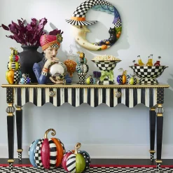 Storage Furniture|Entryway Furniture|MacKenzie-Childs Courtly Stripe Console Table