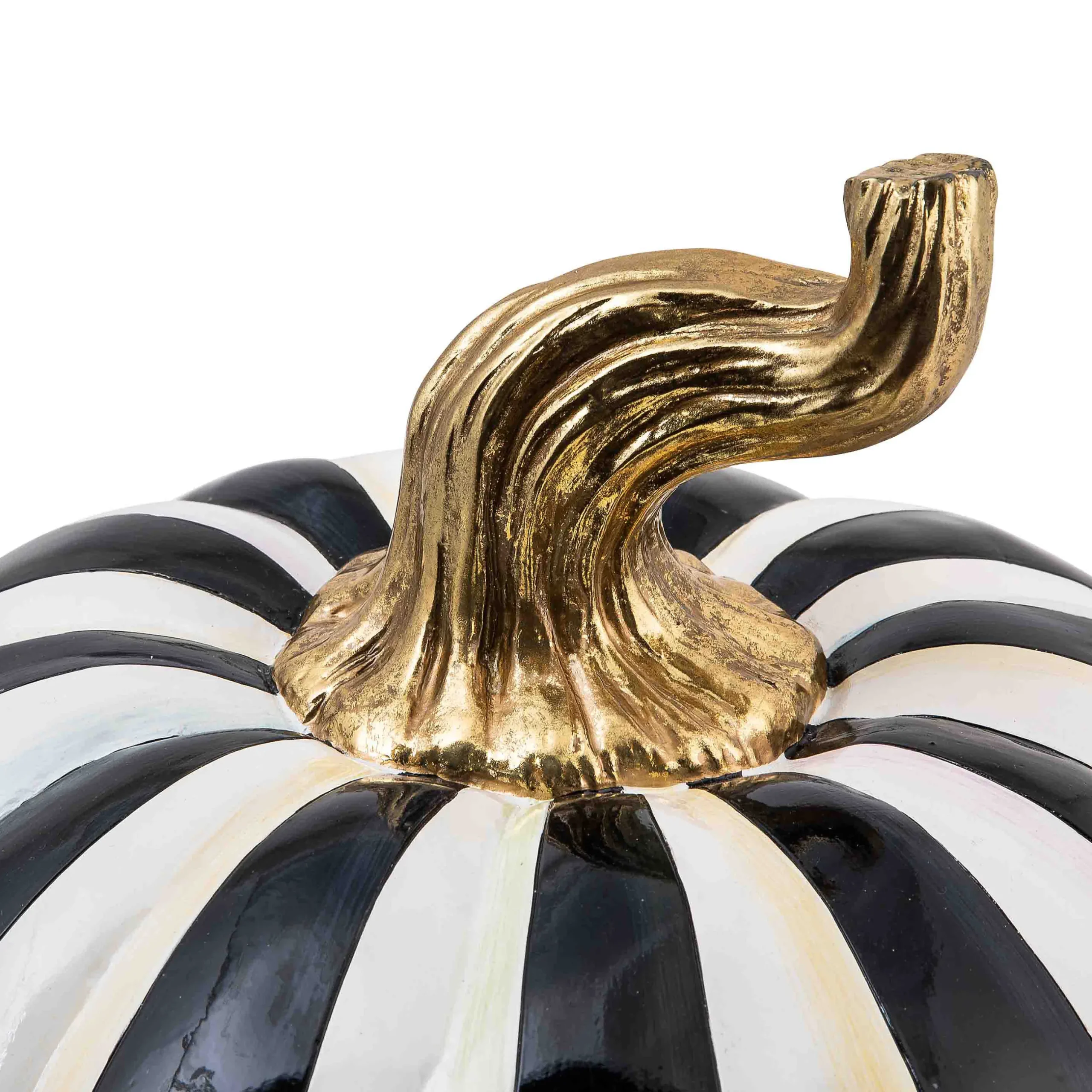 Pumpkins|The Halloween Shop|MacKenzie-Childs Courtly Stripe Glossy Large Pumpkin