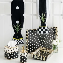 Bath & Bath Accessories|MacKenzie-Childs Courtly Stripe Hand Towel